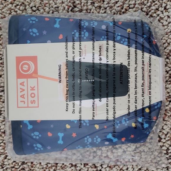 Medium Javasok with paw prints and bones - Picture 1 of 3